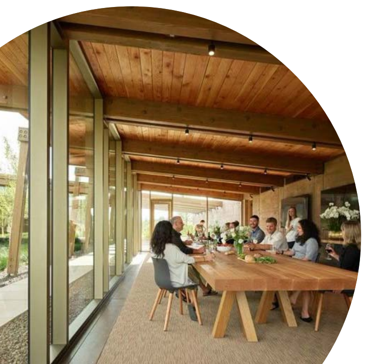 Vergaderruimte met uitzicht